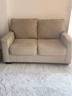 Sofa microfibra beich
