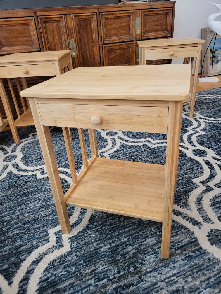 4 Bamboo End Tables