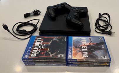 PS4 Bundle + 6 Games + 2 Controllers – Ready to Play