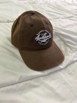 Brown Baseball Cap with Embroidered Logo