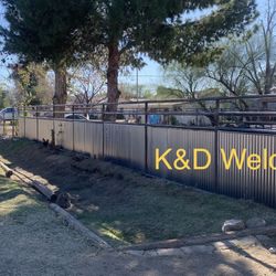 K&D Welding. Shades,private Fence,saddle Doors And More