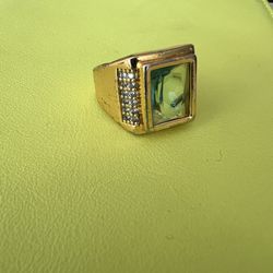 Gold & Turquoise Ring 