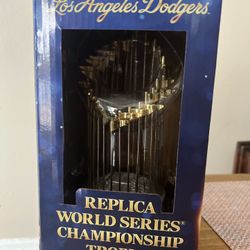 Dodgers World Series Replica Trophy 