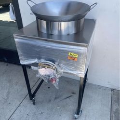 Carrito Para Wok Tapado Con Quemador De Alta Presion Nuevo