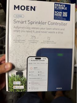 MOEN smart sprinkler controller (NEW)en 8 station smart c
