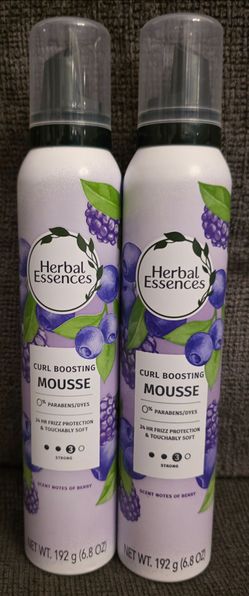 (2) Herbal Essences Volumizing Mousse, Weightless Volume, All Day Hold Mousse for Fine Hair, 6.8 fl oz