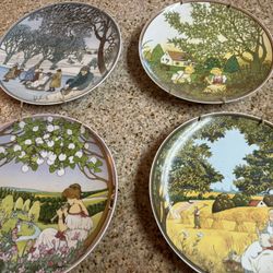 4 Season Decor Plates