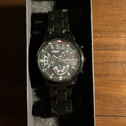 Black and Silver Deyros Watch