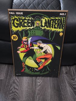 Green Lantern wall decor