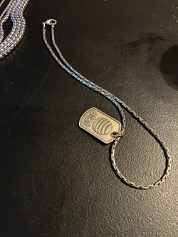 AT&T Logo Dog Tag Necklace