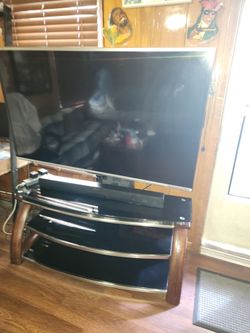 60 inch Sharp Aquas  with tv stand