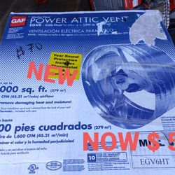 New Power Attic Vent 