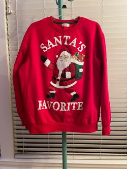 Holiday Time "Santa's Favorite" Christmas Sweatshirt - Men's XL