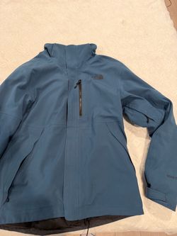 North Face blue winter jacket