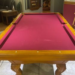 Pool Table With Dining Table Top