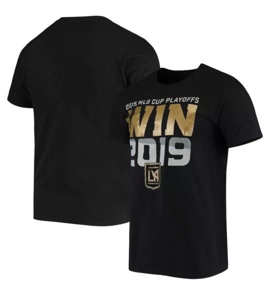 LAFC Fanatics Branded 2019 Win It Playoffs T-Shirt - Black L