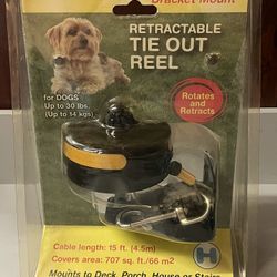 Bracket Mount Retractable Dog Tieout 