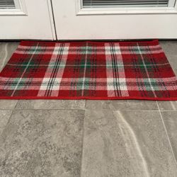 Red Entry Rug