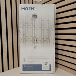 Moen Gente Shower Kit, Shower Head, Bathtub,  Shower Valve 