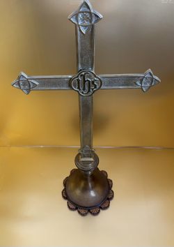 Circa 1950’s Brass Celtic Church Altar Cross
