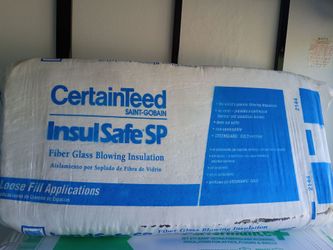 Blow fiberglass insulation