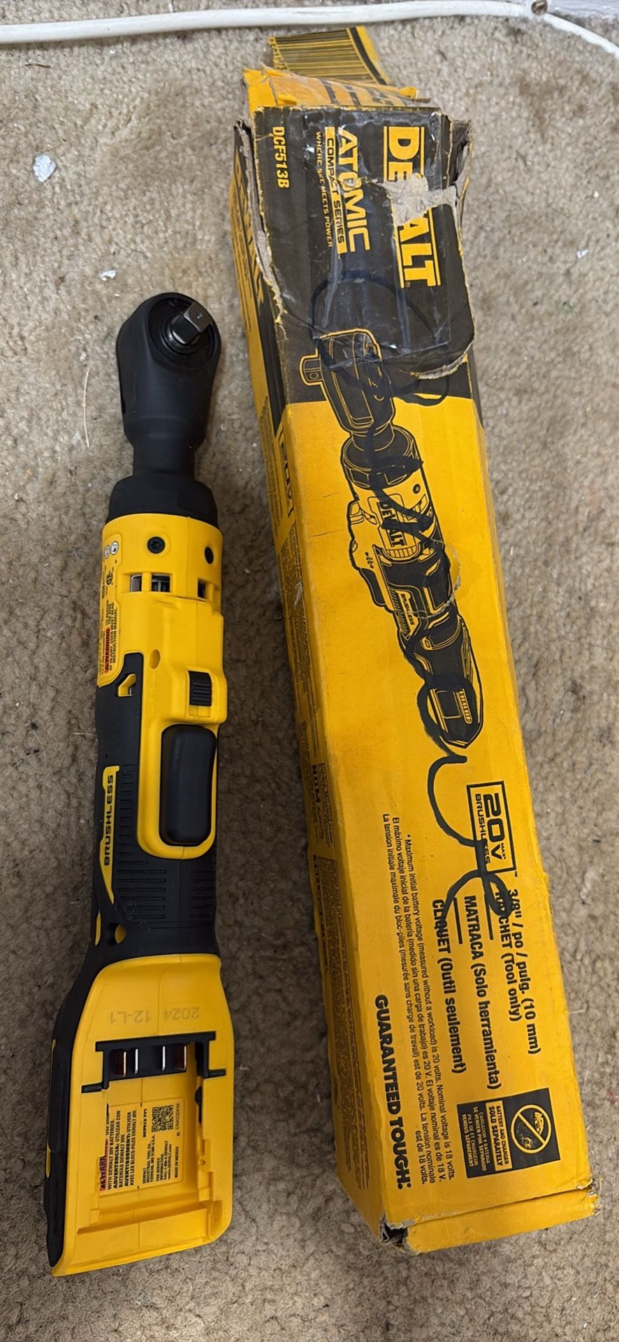 ATOMIC 20V MAX Cordless 3/8 in. Ratchet (Tool Only)