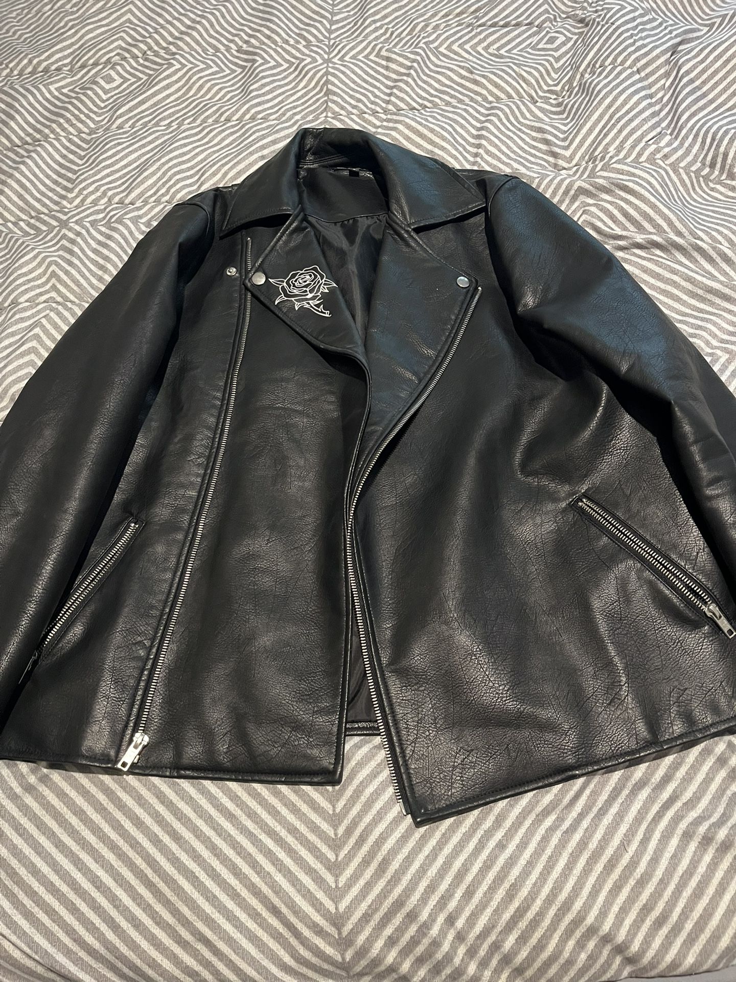 Faux Leather Jacket 
