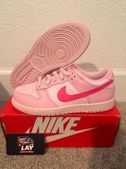 Nike Dunk Low Triple Pink (PS) Size 3Y