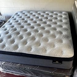King Size Mattress Serta Perfect Sleeper Pillow Top 14” Inches New From Factory Wrapped in Plastic Same Day Delivery 