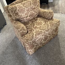 C.R. Laine Accent Chair W/ Ottoman 