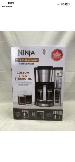 Ninja CE251 12-Cup 60oz Programmable Coffee Maker w/ Glass Carafe, Black