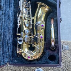 Yamaha YAS21 Purple Logo Alto Saxophone Made In Japan