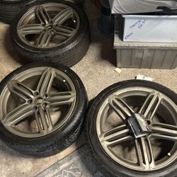 19” Audi A4 S4 Oem Rims W New tires 