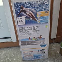 INTEX POOL 12FT X 30IN METAL FRAME 