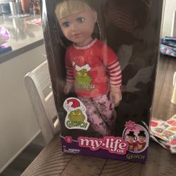 Christmas Grinch Doll