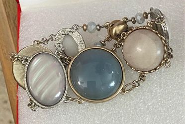 Pulsera Stainlend Piedras JoyerÃa Antigua