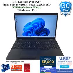 Dell Latitude 5501 15.6", Intel Core i5-9400H, 16GB, 256GB "H91352"