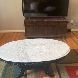 45inches X 28 Inch Real Marble  Coffee Table