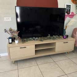 Long Wooden TV Stand