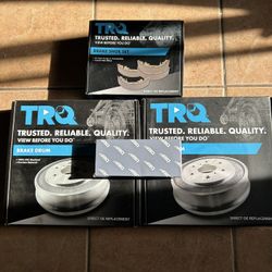 TRQ Rear Brake Shoe & Drum Kit (03-07)Honda Accord