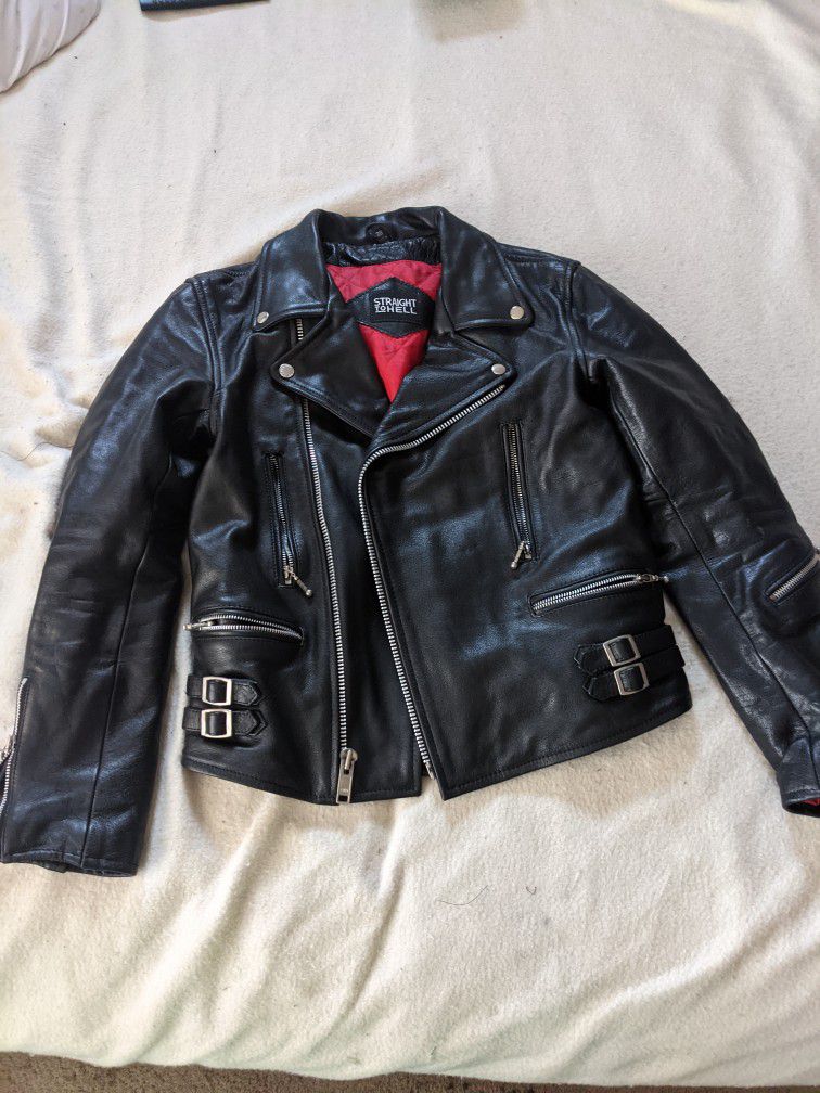 Straight To Hell Defector Leather Jacket 