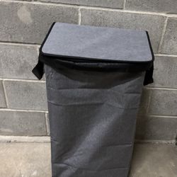 Laundry Hamper with Lid 100L Large & Tall Collapsible Laundry Basket, Clothes Hamper with Bag Removable Easy to Carry, Dirty Hampers for Bedroom, Bath