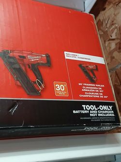 Milwaukee new 30 framing nailer fuel