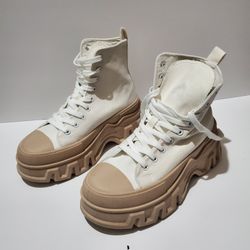 Womens combat boots size 7.5