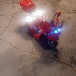Kid's Motorcycle With Lights Sound And Charger 