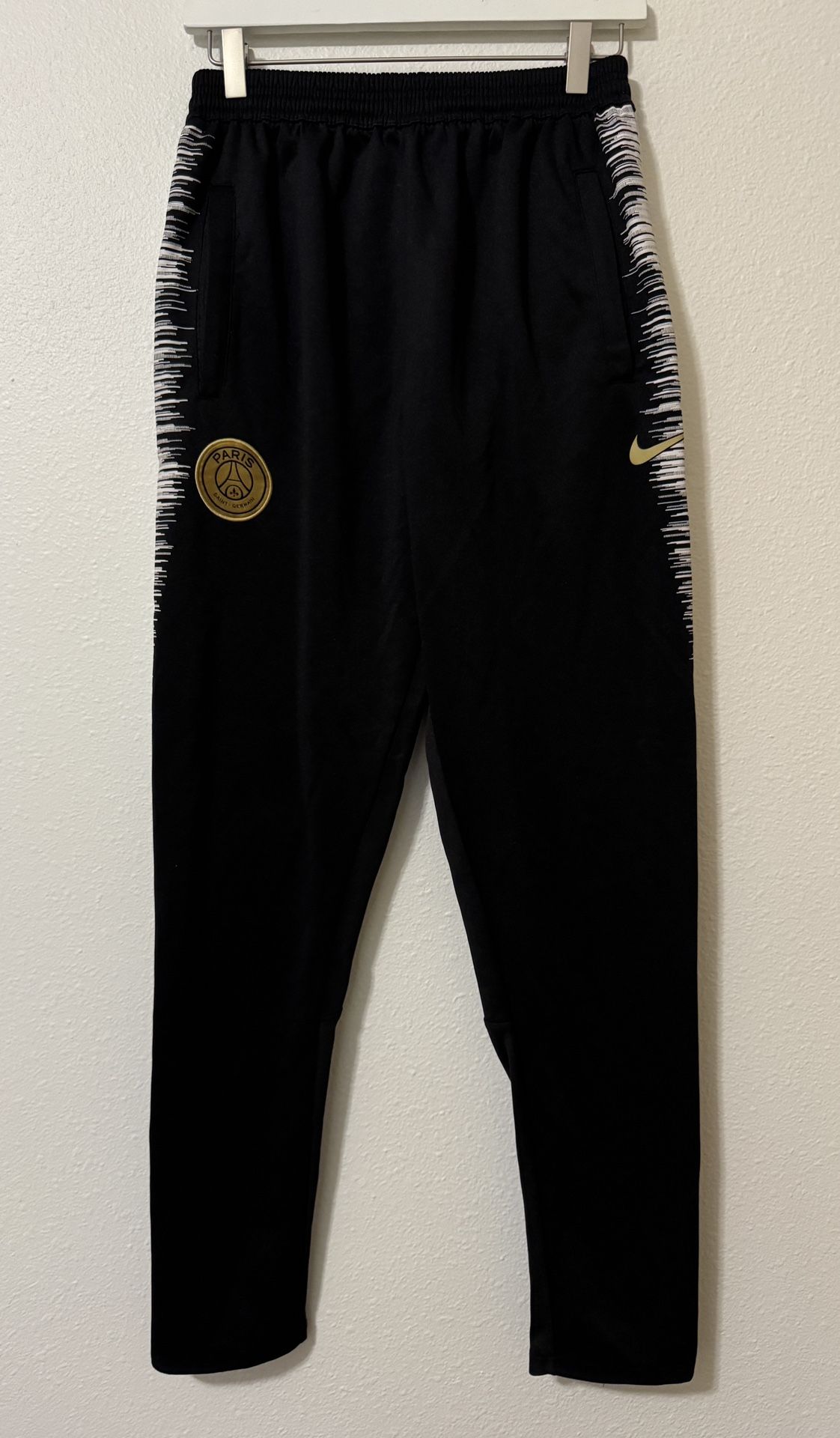 Nike Paris Saint Germain Vaporknit Strike Pants Black & White Large