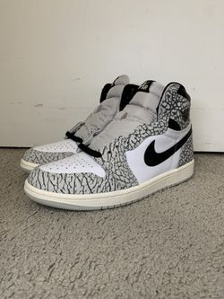 DS JORDAN 1 WHITE CEMENT SIZE 7