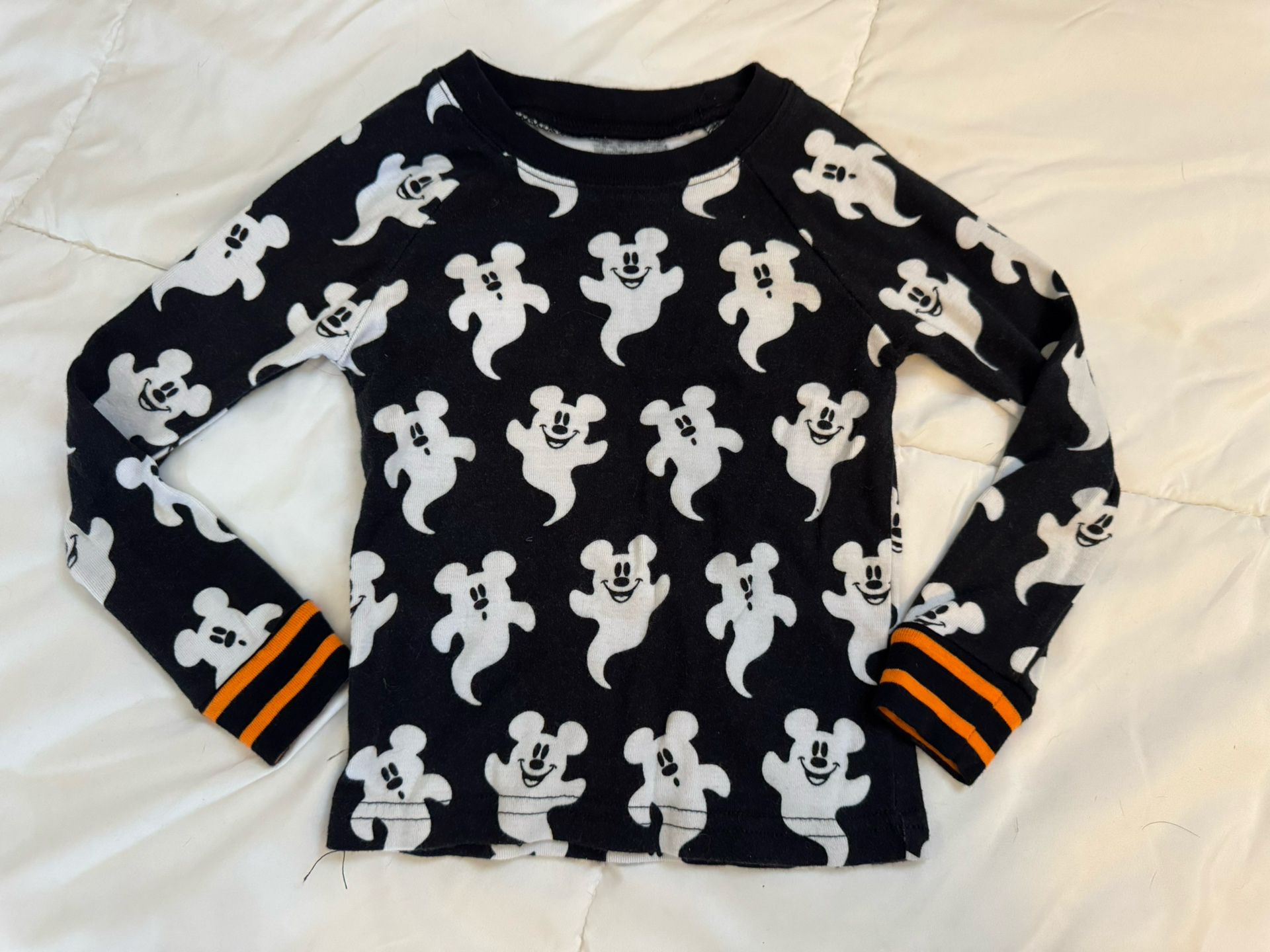 Disney Halloween Mickey Mouse Ghost Shirt Size 3T