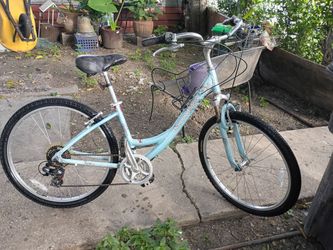 Bicycle (diamond back) aluminum frame 26" tires.