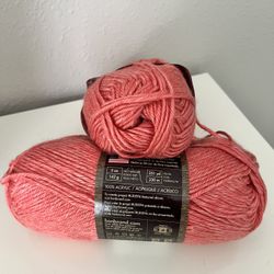 2 Skeins Lion Brand Heartland Yarn